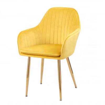 Ghế bàn ăn, cafe nệm nhung chân mạ vàng: SG - E01-1 - $hienthicat